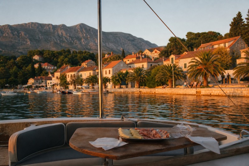Cavtat Sunset Cruise with Cold Platter & Drinks